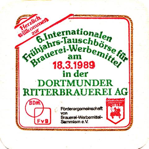 dortmund do-nw ritter first quad 2b (185-tauschbrse 1989)